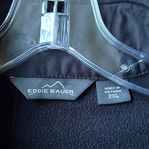 Black Men’s Eddie Bauer Pullover w/Ford Logo - Picture 6 of 12